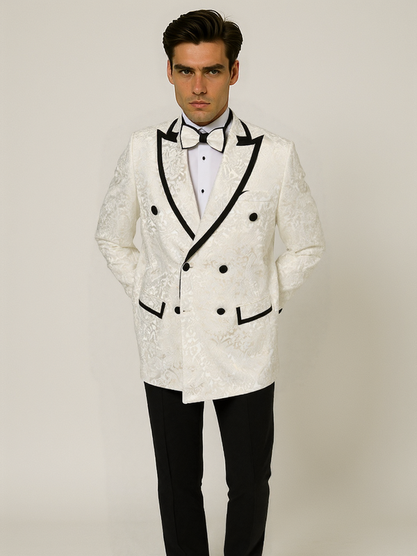 White Monroe Slim Fit Suit Jacket